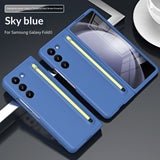 Phone Case With A Skin-feel Hard Shell Pen Slot Storage Strap And Stylus Protection