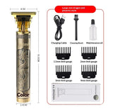 Hair Trimmer Barber Hair Clipper Cordless Hair Cutting Machine Beard Trimmer Shaving Machine Wireless Electric Razor Men Shaver