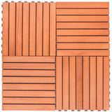 Wooden Interlocking Deck Tiles