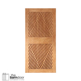 Diamond Pattern Pine Wood DIY Barn Door