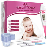 Easy@Home 50 Ovulation Test Strips and 20 Pregnancy Test Strips Combo Kit, (50 LH + 20 HCG)-Package May Vary