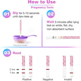 Easy@Home 50 Ovulation Test Strips and 20 Pregnancy Test Strips Combo Kit, (50 LH + 20 HCG)-Package May Vary