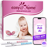 Easy@Home 50 Ovulation Test Strips and 20 Pregnancy Test Strips Combo Kit, (50 LH + 20 HCG)-Package May Vary