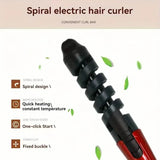 Easy-to-Use Spiral Hair Curler - Anti-Scald, Wave & Curl Maker
