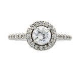 Cubic Zirconium Ring Sterling Silver
