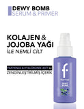 Flormar Dewy Bomb Acai Berry Hydrating Serum & Primer 30ml