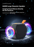 Bluetooth Speaker Portable RGB Lamp Portable Card Waterproof TWS Small Speaker
