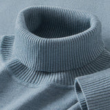 Mens Thermal Turtleneck Sweater For Layering Under Knitwear