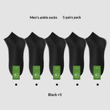 Men's Pure Cotton Odor-Resistant Sweat-Absorbent Mid-Calf Socks For Summer