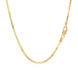 14k Yellow Gold Classic Box Chain 1.4mm