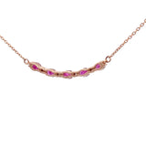 .73ct Ruby Diamond Fashion Pendants 10KT Rose Gold