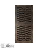 Diamond Pattern Pine Wood DIY Barn Door