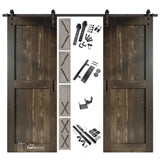 Classic Double Barn Door Kit | Black Hardware