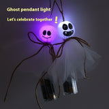 Halloween Ghost Dress Up Venue Layout Colorful Lights Led Lighting Chain