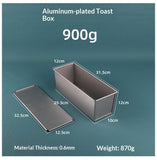 Rectangular Toast Box With Lid Commercial Bread Mold