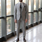 Mens Striped Business Suit Set