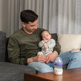 Lansinoh NaturalWave Baby Bottle Nipple - Anti-Colic, BPA Free, Easy Breastfeeding to Bottle Transition for Newborns & Infants