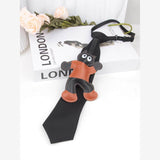 Lifeless Yet Lovable Printed Shirt Collar With Cat Tie