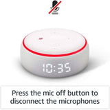 Echo Dot (3rd Gen) - Smart speaker with clock and Alexa  (Refurbished)