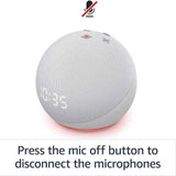 Echo Dot (4th Gen) | Smart Speaker With Clock and Alexa  (Refurbished)