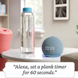 Echo Dot (4th Gen) | Smart Speaker With Clock and Alexa  (Refurbished)