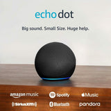 Echo Dot (5th Gen, 2022 Release) With Bigger Vibrant Sound, Helpful Routines and Alexa (Refurbished)