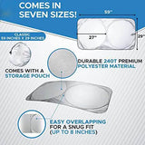 EcoNour Car Windshield Sun Shade with Storage Pouch