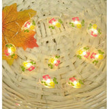 Rabbit Carrot Chick And Easter Egg Battery-Powered Copper Wire Lights For Easter Decorations