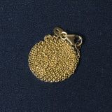 14k Yellow Gold Round Cable Link Chain 1.2mm