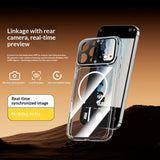 P1 Smartphone Case, Transparent, Full-Body Protection, Drop-Resistant, Magnetic Suction