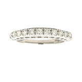 .50ct Diamond Wedding Band Ring 14KT White Gold