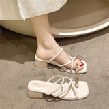 Womens Fashionable Versatile Flat Sandals