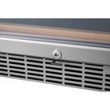 Edgestar 24-Inch 141 Bottle Capacity Freestanding Dual Zone Wine Cooler With Interior Lighting [CWR1552DZ] (SAK49245)