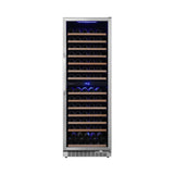 Edgestar 24-Inch 141 Bottle Capacity Freestanding Dual Zone Wine Cooler With Interior Lighting [CWR1552DZ] (SAK49245)