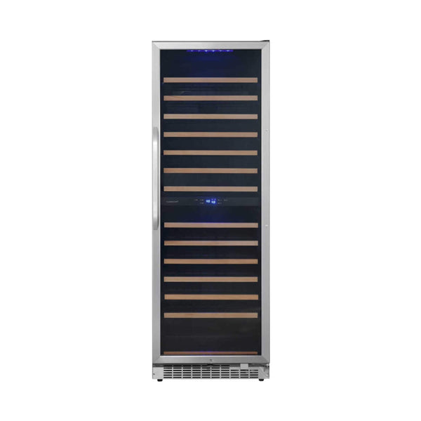Edgestar 141 Bottle Capacity Freestanding Dual Zone Wine Cooler With Interior Lighting, 24" [CWR1552DZ] (SAK49245)