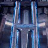 Edgestar 89K BTU 36" Liquid Propane Freestanding LED Lighting Grill Cart With Rotisserie (SAK85914)