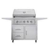 Edgestar 89K BTU 36-Inch Freestanding LED Lighting Grill And Cart With Rotisserie (SAK85914)