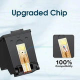 62/62XL Black & Color Ink Cartridge for HP Envy, OfficeJet & DeskJet