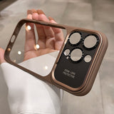 All-inclusive Large-view Window Phone Case With A Built-in Camera Shutter Button