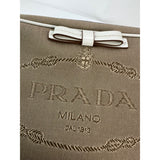 Prada Khaki Canvas Camera Crossbody Bag