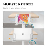 Non-Drilling Multi-Functional Side Laptop Cooling Stand