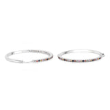 2.24 Carat Genuine Multi Sapphire .925 Sterling Silver Earrings