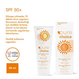 Pure Choice SPF 50+ Sunscreen Cream for Daily Protection 50ml