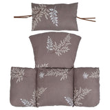 Egg Chair Hanging Basket Seat Soft Cushion with Headrest