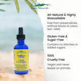 Eidon Ionic Minerals Liquid Sulfur Concentrate  2 Oz Bottle