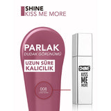 Flormar Shine Kiss Me More Liquid Lipstick - Long-Lasting Moisturizing Lip Color with Shiny Finish