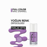 Flormar Full Color Nail Polish - Highly Pigmented Nail Polish in Vibrant Colors