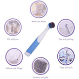 Electric Cleaning Brush with Household All Purpose 4 Brush Heads