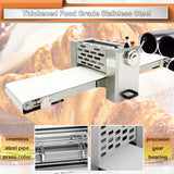 Commercial Electric 110V Foldable Stainless Steel Dough Sheeter (SAK59273)