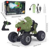 Electric Dinosaur Remote Control Spray Stunt Car